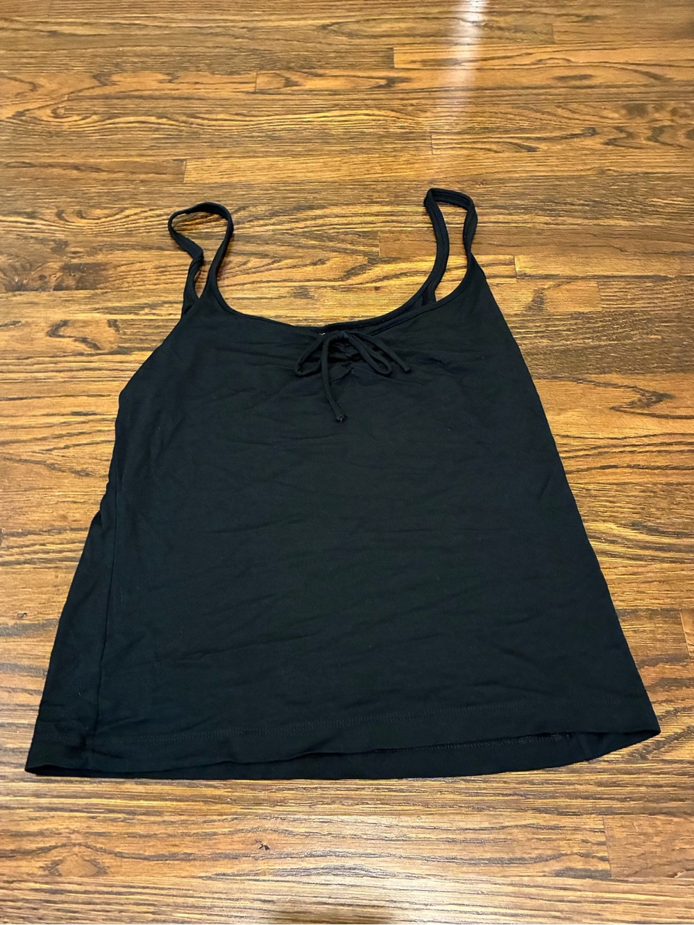 Banana Republic Black Tie-Front Camisole